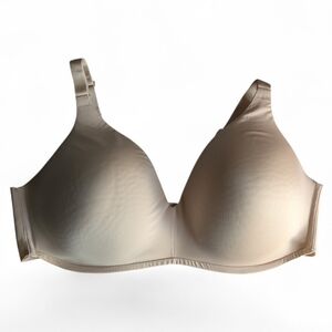 Soma Vanishing 360 Wireless Bra 42D Beige Comfy Plus Bralette